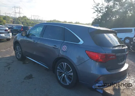 2019 Acura Mdx Technology z USA, uszkodzony, nr VIN 5J8YD4H55KL018060